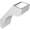 Ekena Millwork 5 1/2-in. W x 12-in. D x 16-in. H Legacy Architectural Grade PVC Knee Brace BRCP055X12X16LEC - alternate 4